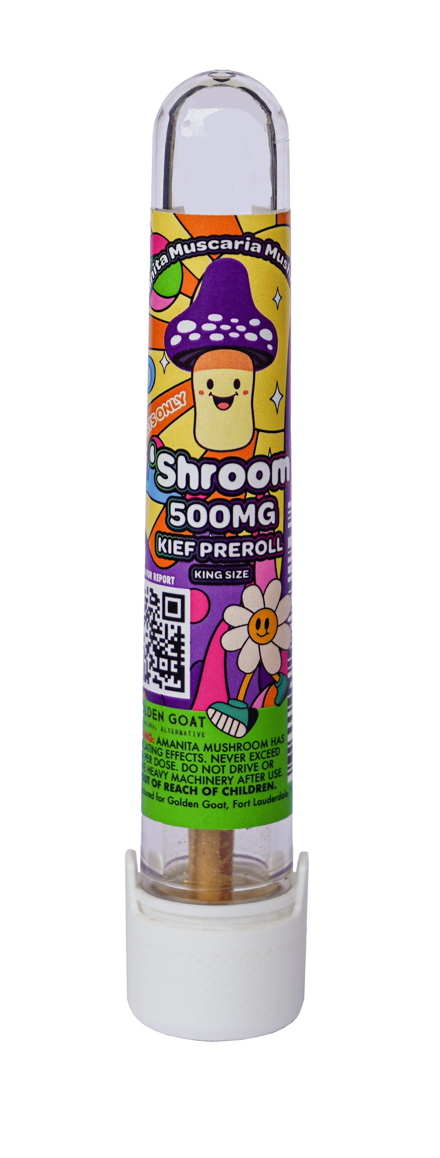 SHROOM – 350mg – Kief Preroll – KING SIZE